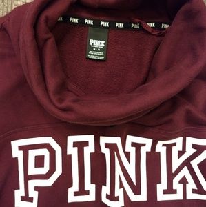 PINK Maroon Sweatshirt